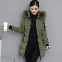 Women's Wool Parka Coat — View 1