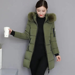 Women's Wool Parka Coat — View 1