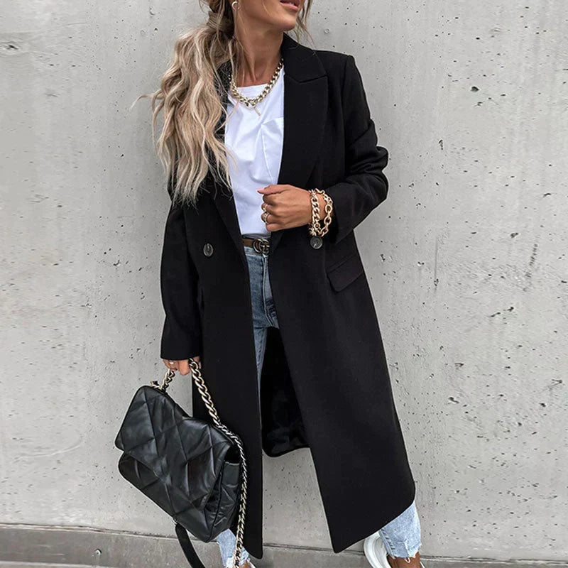 Women's Longline Coat — View 9