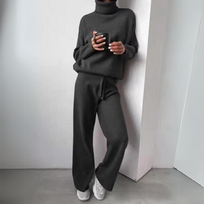 Women's Two Piece Longline Knit Set — View 4