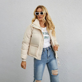 Women's Short Parka Coat — View 1
