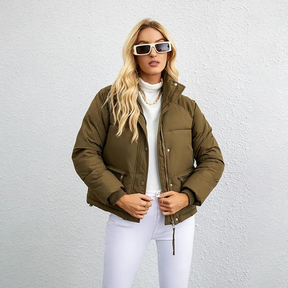 Women's Short Parka Coat — View 5
