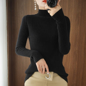 Women's Ribbed Turtleneck Sweater — View 11