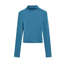 Women's Long Sleeve Turtleneck Sweater — View 5