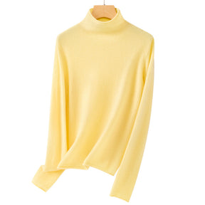 Women's Fine Knit Turtleneck Sweater — View 10