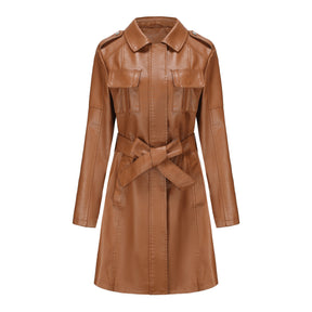 Women's Belted Coat — View 4