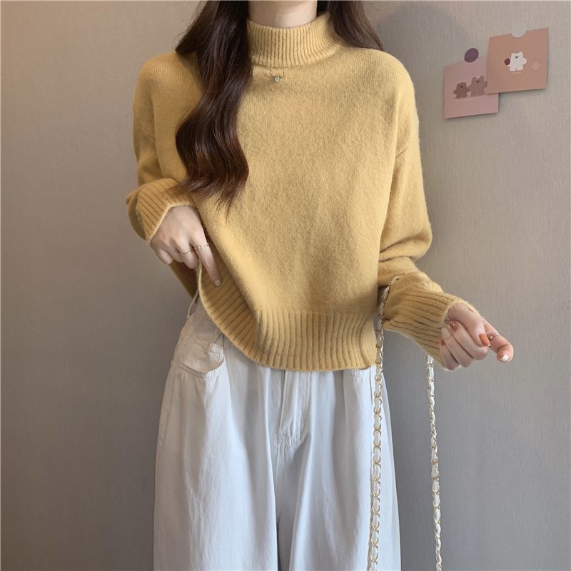 Women's Turtleneck Sweater — View 7