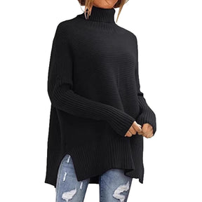 Women's Ribbed Turtleneck Sweater — View 5