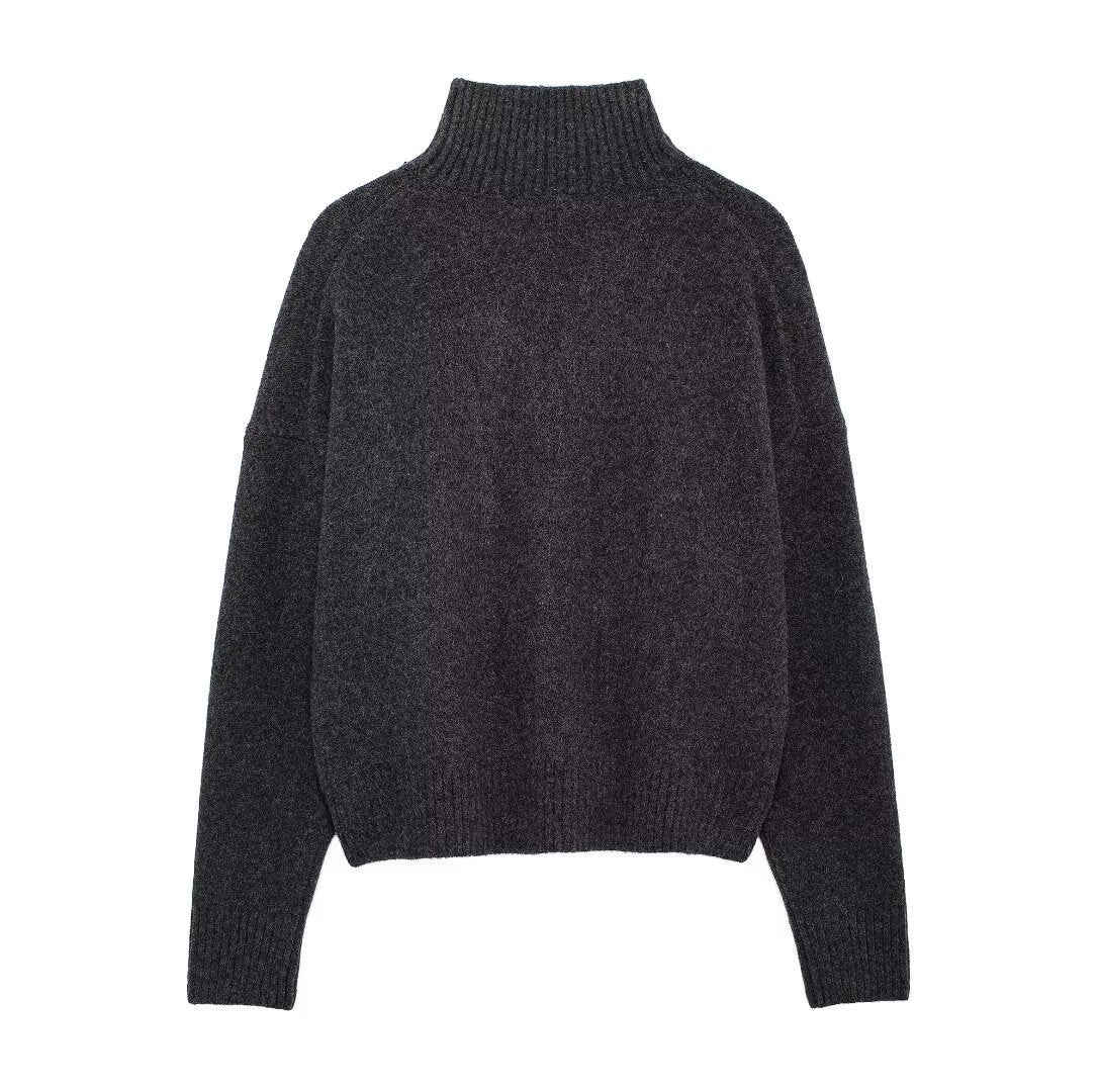 Women's Turtleneck Sweater — View 4