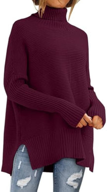 Women's Ribbed Turtleneck Sweater — View 6