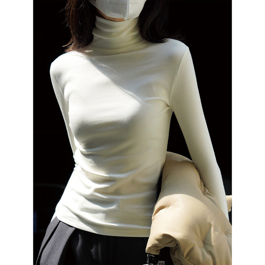 Women's Fitted Turtleneck Sweater — View 1