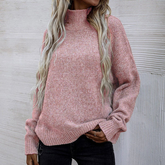 Women's Ribbed Turtleneck Sweater — View 1