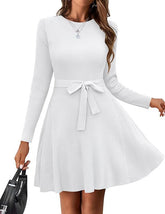 Women's Midi Crewneck Sweater Dress — View 2
