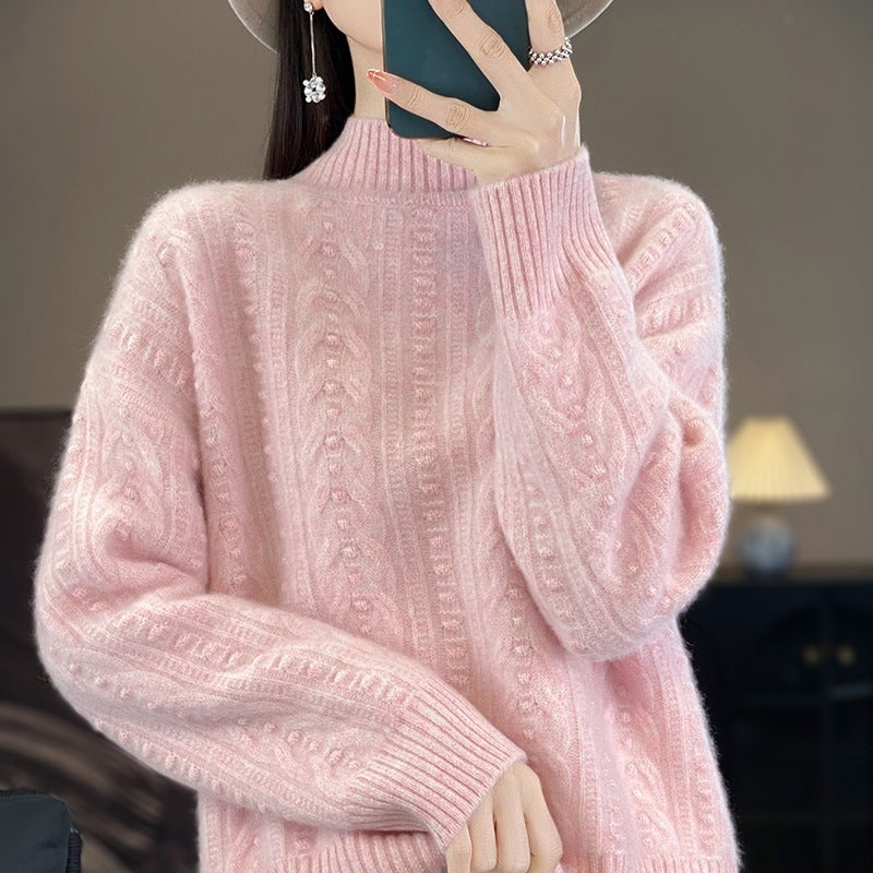 Women's Cashmere Turtleneck Sweater — View 5