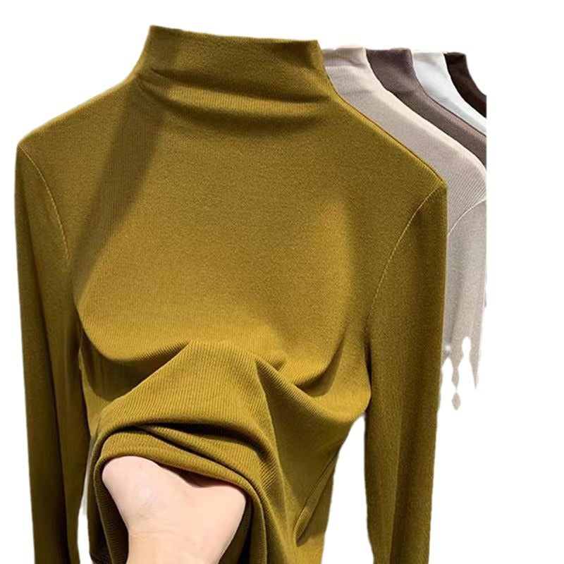 Women's Long Sleeve Turtleneck Sweater — View 5