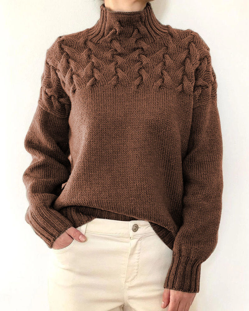 Women's Turtleneck Sweater — View 3