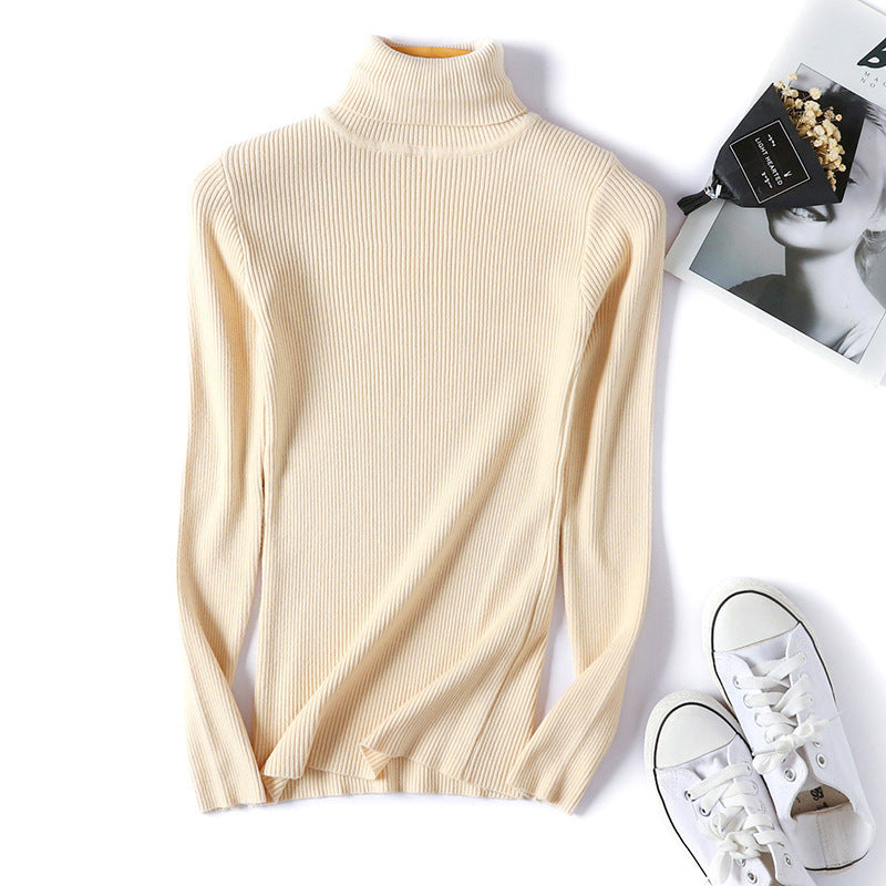 Women's Ribbed Turtleneck Sweater — View 2