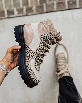 Women's Leopard Print Boots — View 4