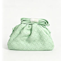 Women's Woven Mini Crossbody Bag in Mint Green by Juana Fashion