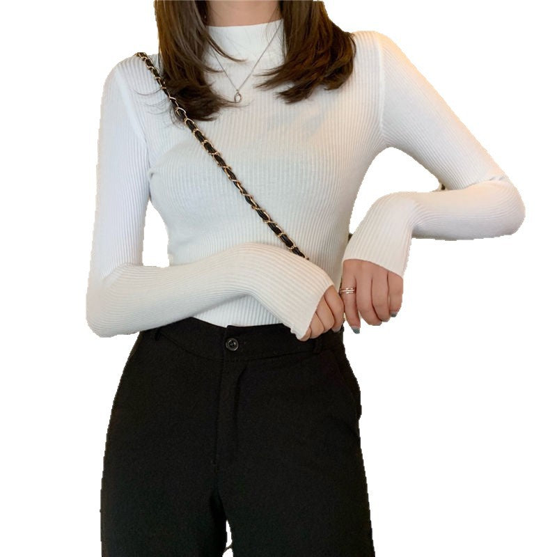 Women's Ribbed Turtleneck Sweater — View 5