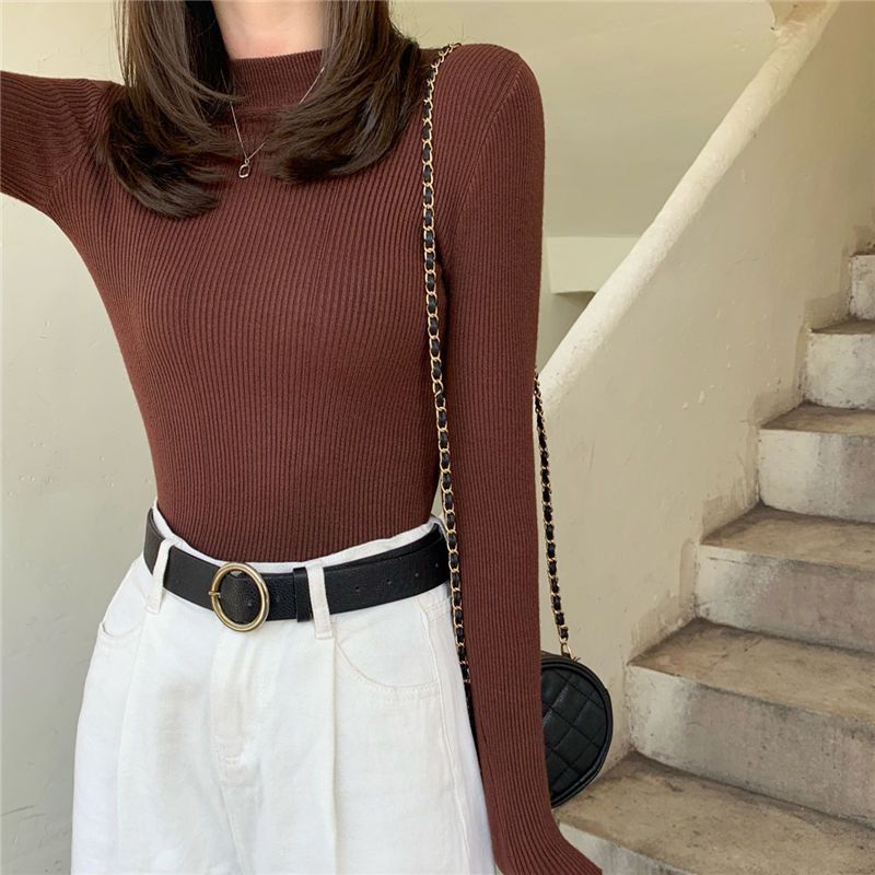 Women's Ribbed Turtleneck Sweater — View 11