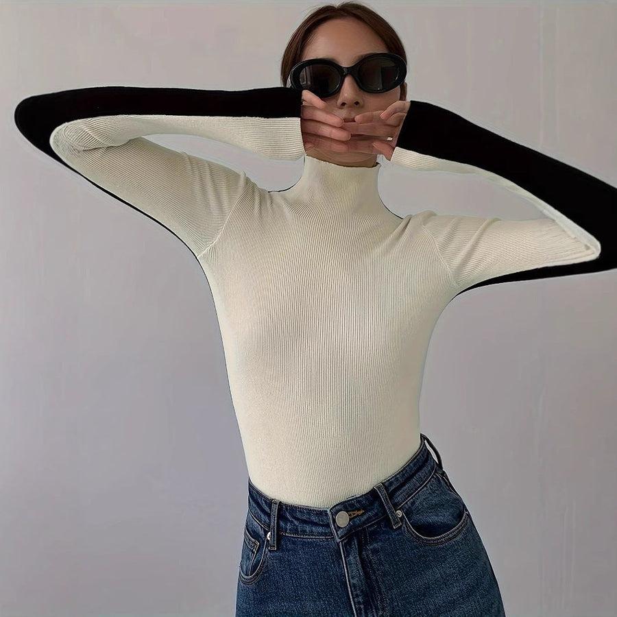 Women's Turtleneck Sweater — View 2