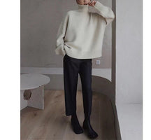 Women's Oversized Turtleneck Sweater — View 7