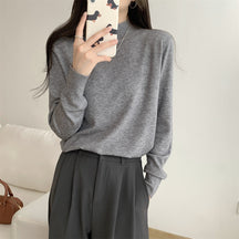 Women's Drop Shoulder Turtleneck Sweater — View 11