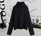 Women's Wool Turtleneck Sweater — View 7