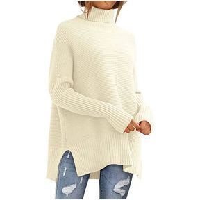 Women's Ribbed Turtleneck Sweater — View 3