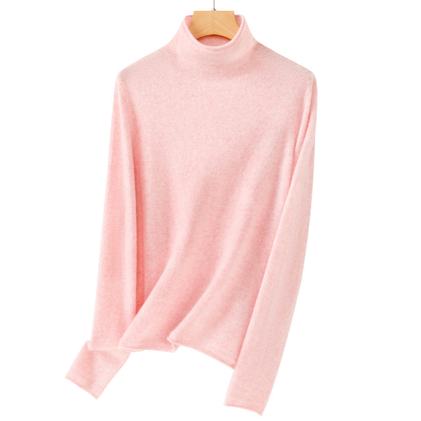 Women's Fine Knit Turtleneck Sweater — View 6