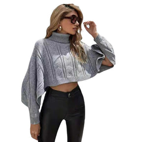 Women's Textured Turtleneck Sweater — View 1