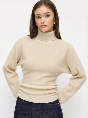 Women's Ribbed Turtleneck Sweater — View 10
