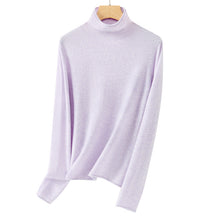 Women's Fine Knit Turtleneck Sweater — View 7