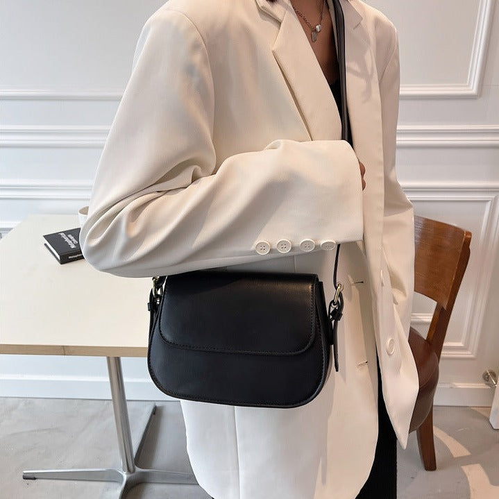 Women's Classic Flap Saddle Bag by Juana Fashion