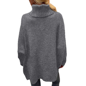 Women's Ribbed Turtleneck Sweater — View 5