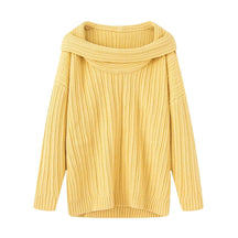 Women's Ribbed Chunky Knit Turtleneck Sweater — View 8