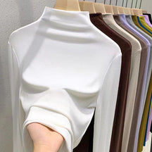 Women's Long Sleeve Turtleneck Sweater — View 11