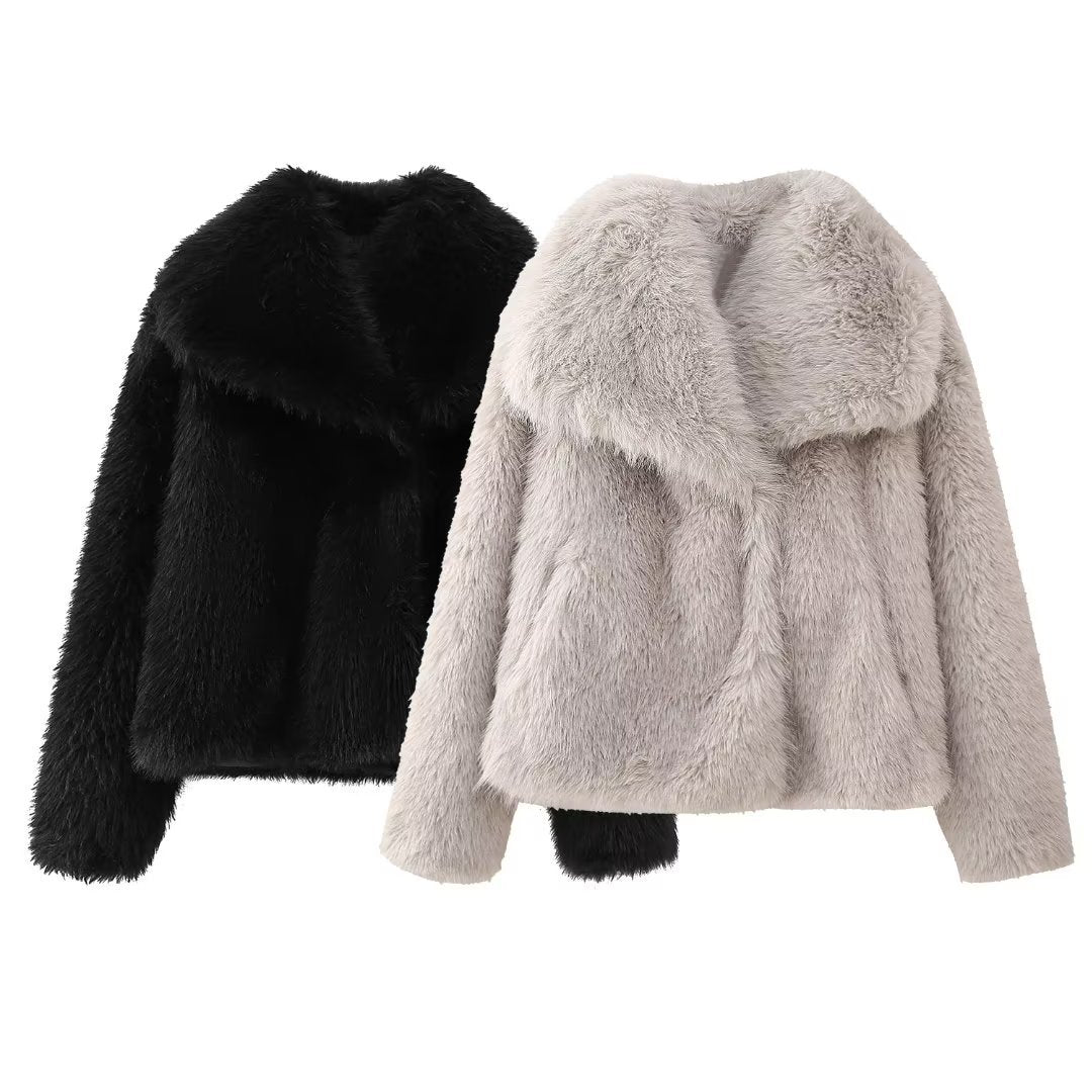 Women's Faux Fur Jacket — View 4