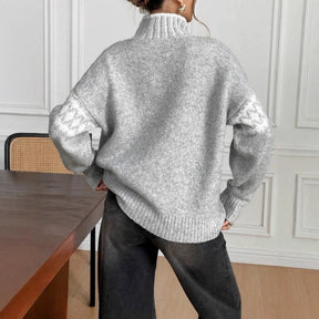 Women's Textured Turtleneck Sweater — View 2