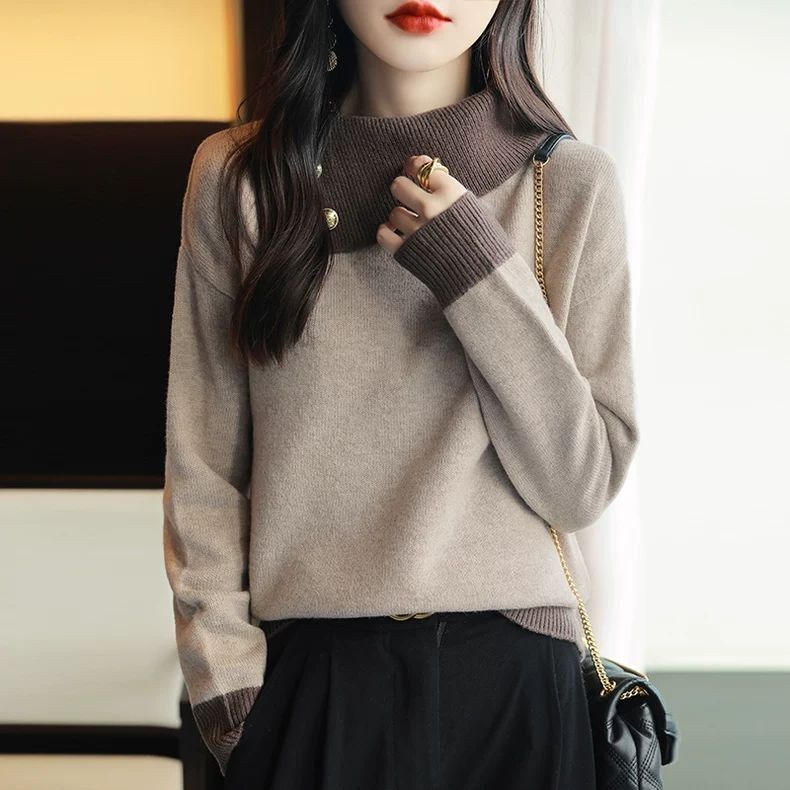 Women's Turtleneck Sweater — View 7