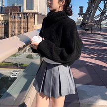 Women's Textured Turtleneck Sweater — View 4