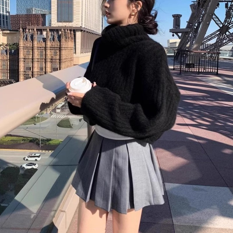 Women's Textured Turtleneck Sweater — View 4