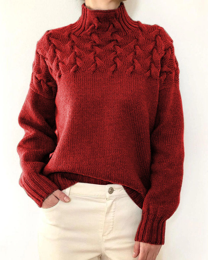 Women's Turtleneck Sweater — View 4