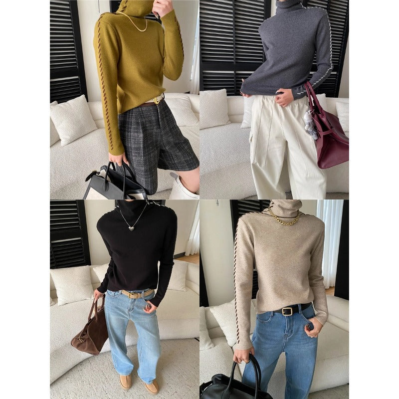 Women's Turtleneck Sweater — View 2