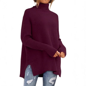 Women's Ribbed Turtleneck Sweater — View 4
