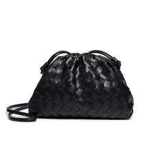 Women's Woven Mini Crossbody Bag in Black by Juana Fashion