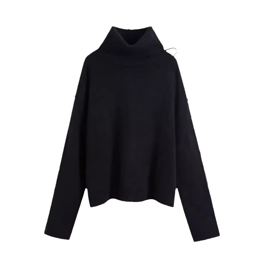 Women's Wool Turtleneck Sweater — View 5