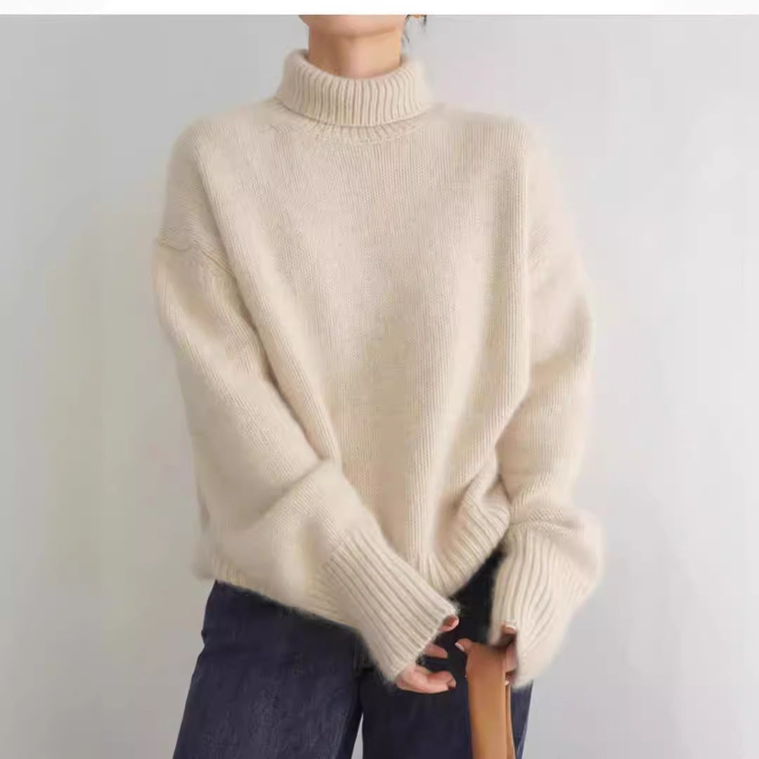 Women's Cashmere Turtleneck Sweater — View 4