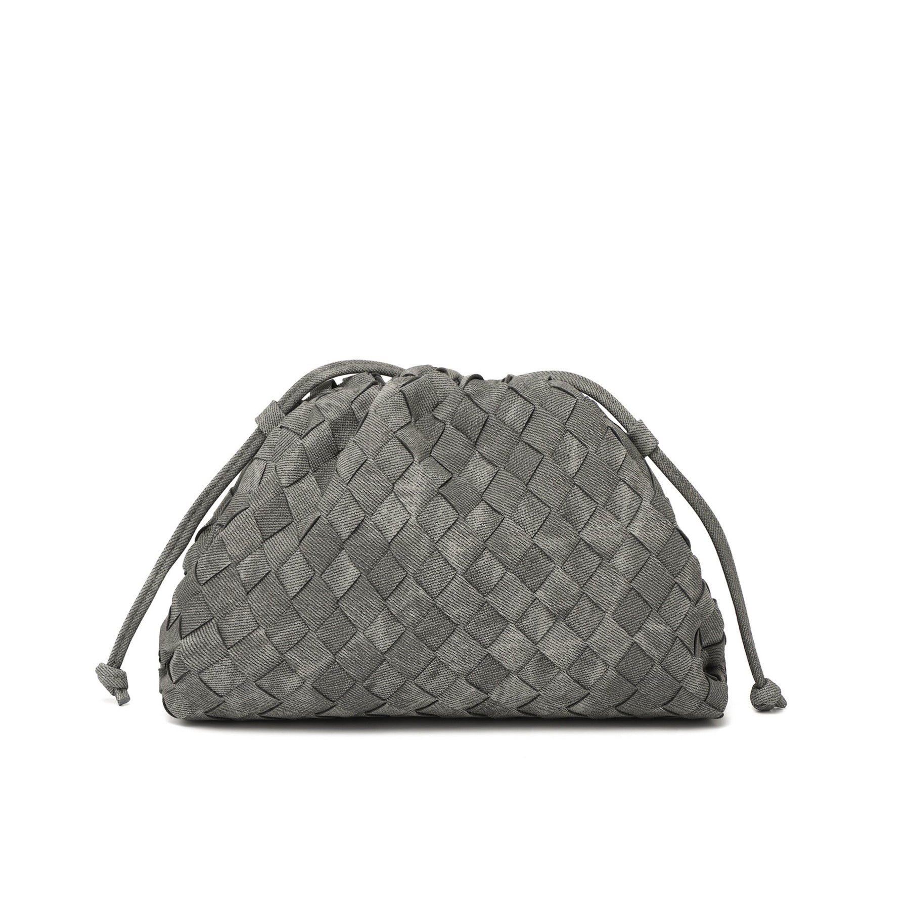 Women's Woven Mini Crossbody Bag in Denim Gray by Juana Fashion